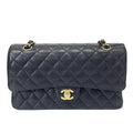 Pre-Owned Chanel Medium CF Black Gold Hardware Grained Cowhide 20 Series Year2015 N21908542