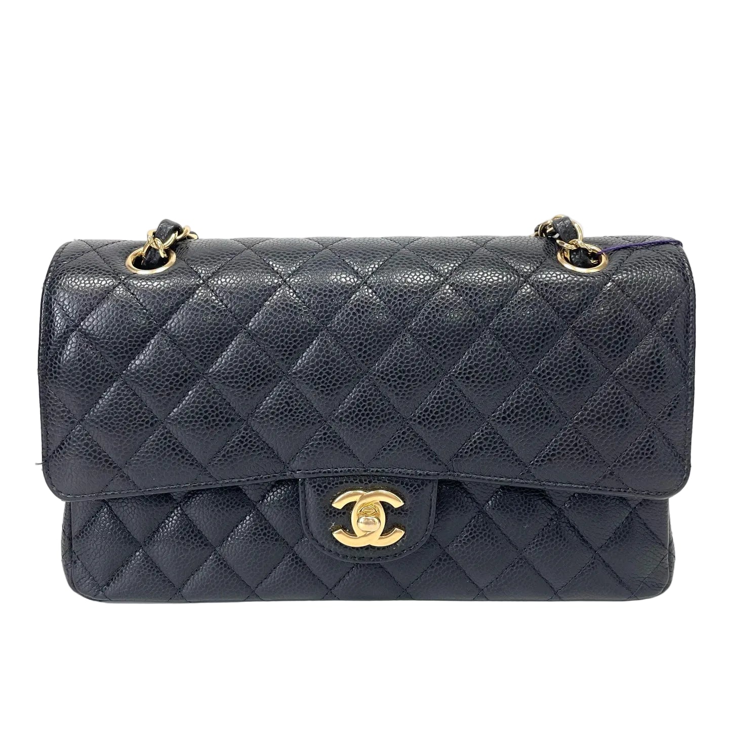 Pre-Owned Chanel Medium CF Black Gold Hardware Grained Cowhide 20 Series Year2015 N21908542