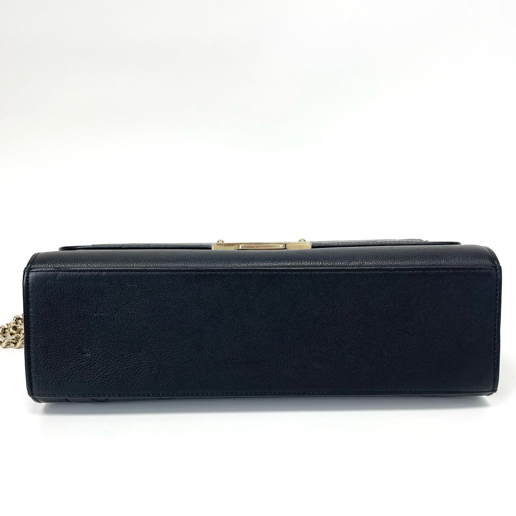 Pre-Owned Chanel Black 17C Messenger Bag Lambskin Year2017 N21920283