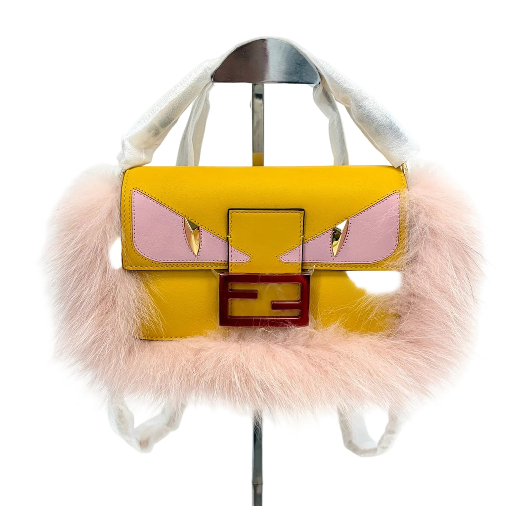 Pre-Owned Fendi Baguette Monster Shoulder Bag Base Length 18 Year2025 N22425450