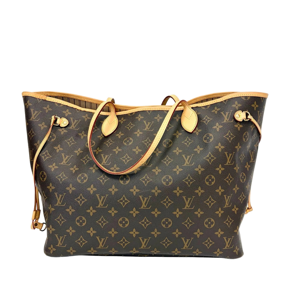 Pre-Owned LV Monogram Large Neverfull Shopping Bag Without Pouch Base Length 40 N22411565