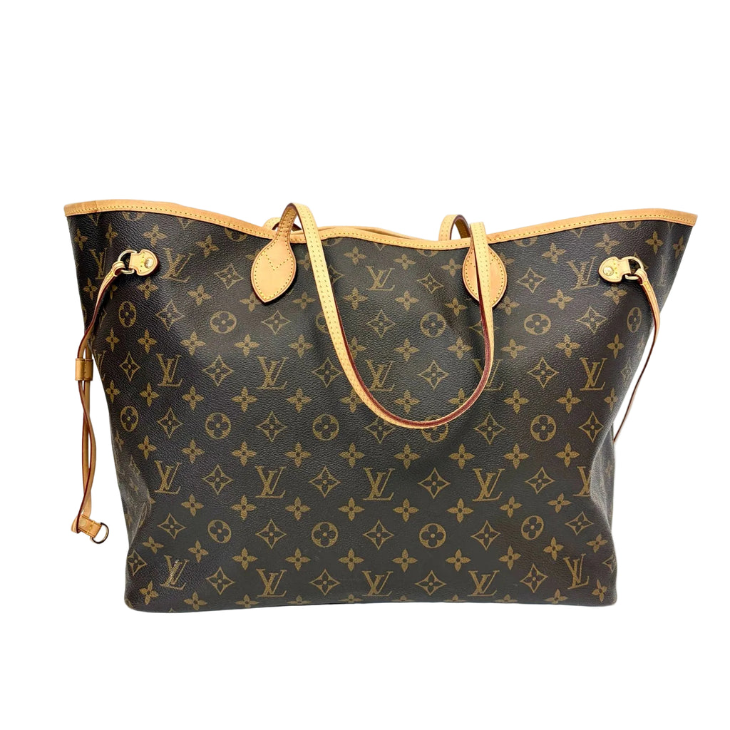 Pre-Owned LV Monogram Large Neverfull Shopping Bag Without Pouch Base Length 40 N22411565