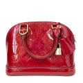 Pre-Owned Louis Vuitton Shell Bag Cherry Red Base Length 23.5 Year2013 N22419903
