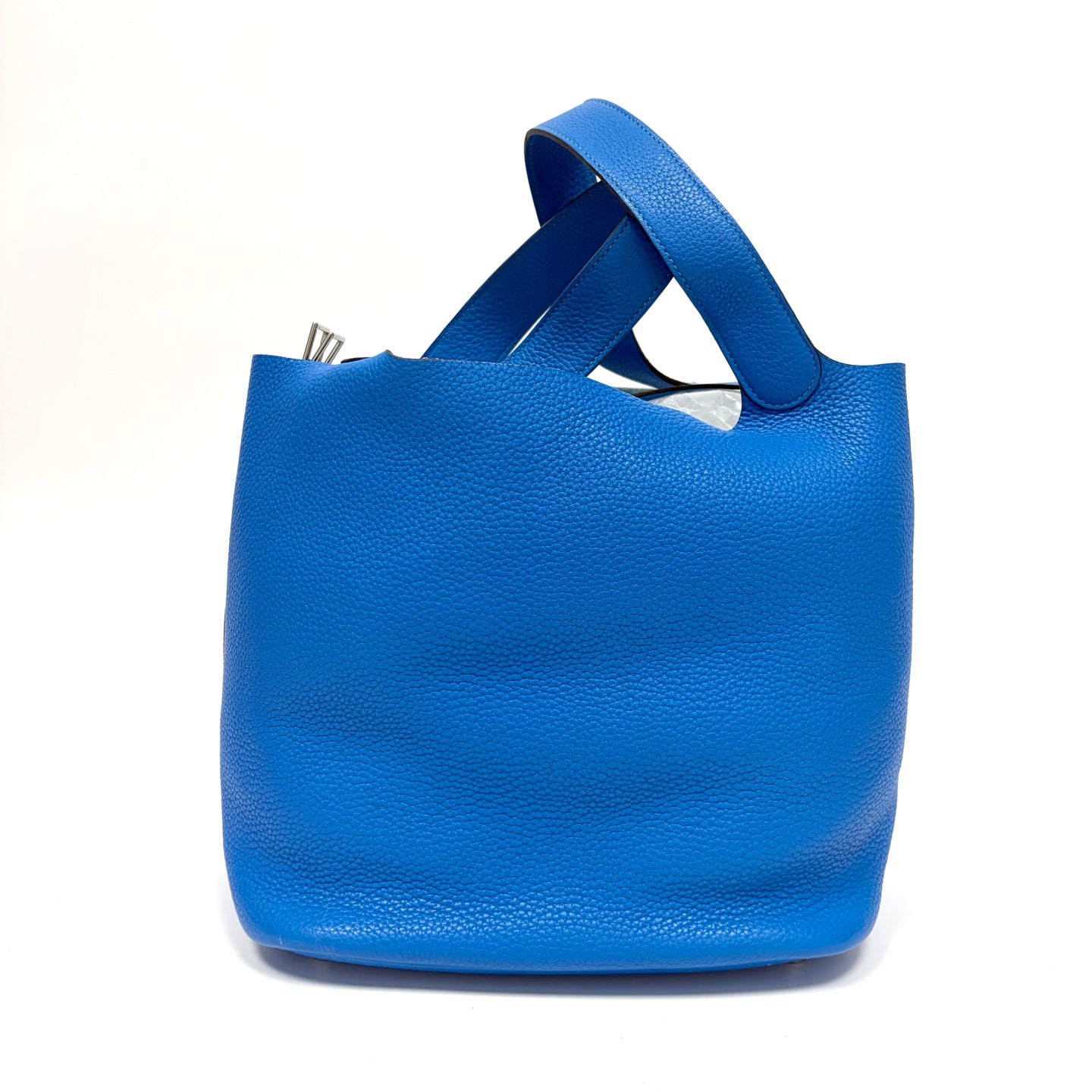 Pre-Owned Hermes Picotin Lock Bucket Bag Square P Stamp Year2012 TC Leather Base Length 26 N22419433